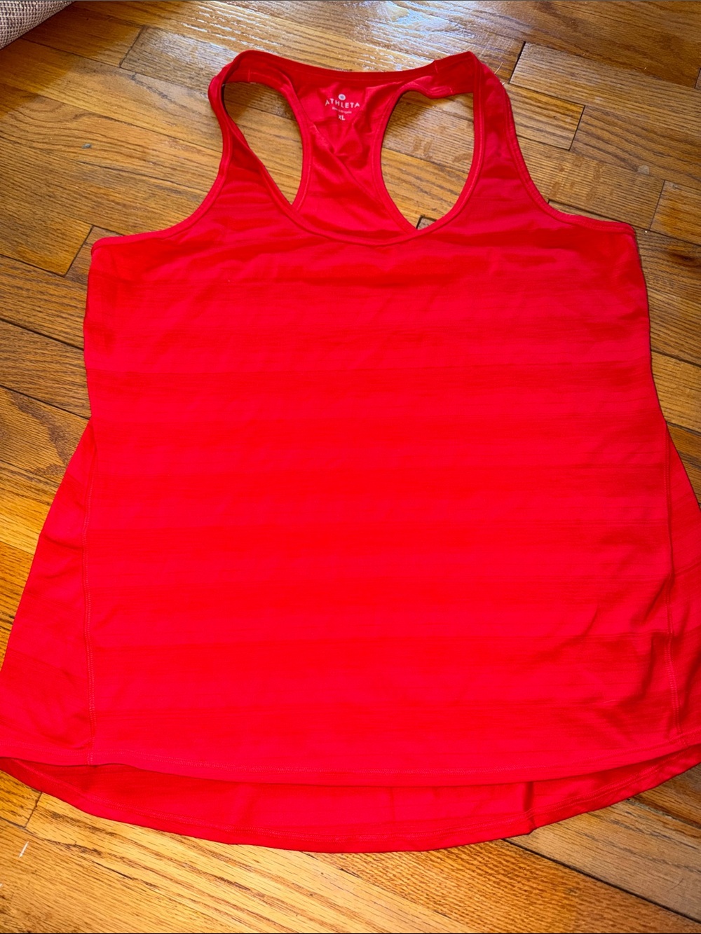 Athleta Bright Red Racerback Tank